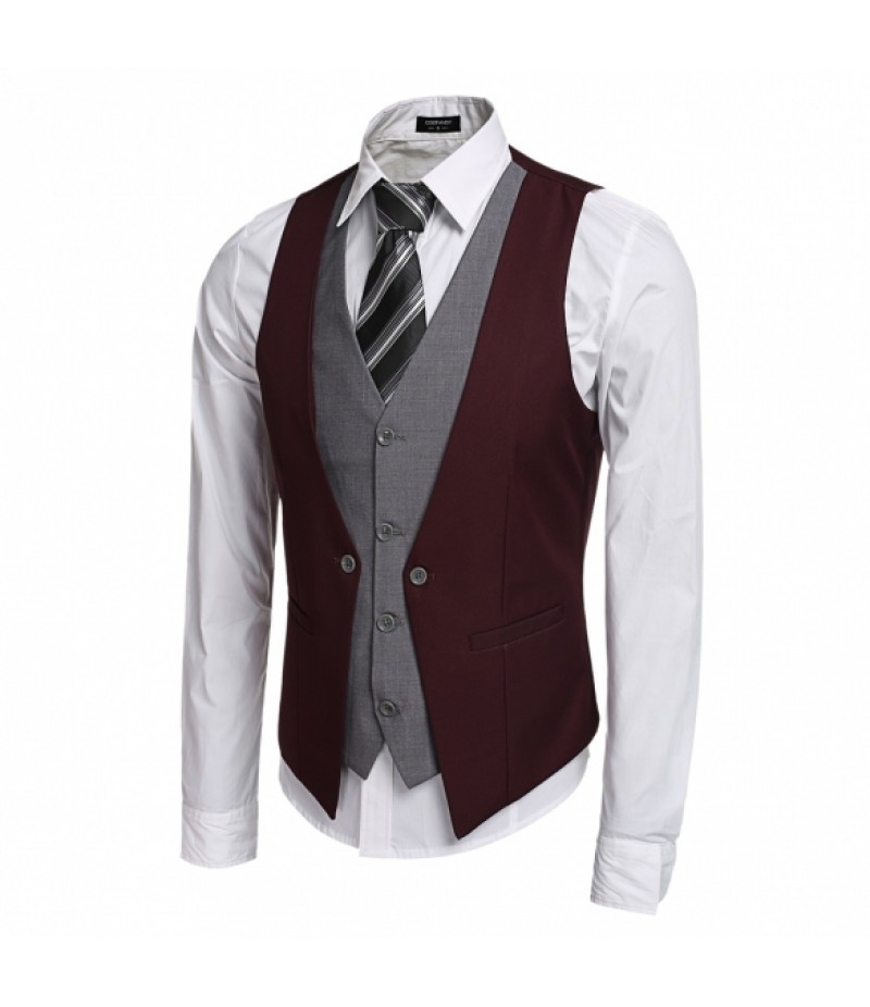 Coofandy Men's Formal Business Suit Vest