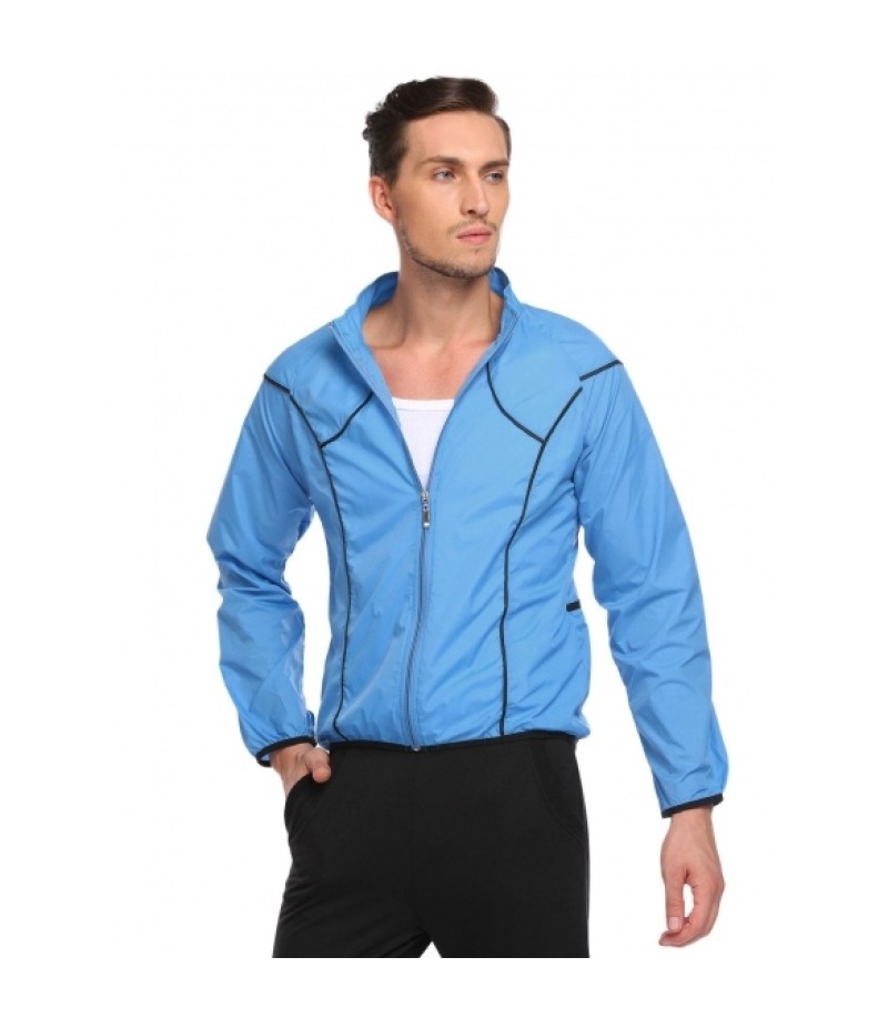 Men Long Sleeve Cycling Jacket Jersey Outdoor Sportswear